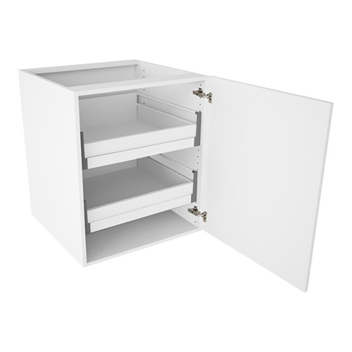 Underskab, 1 låge, 2 bakker (indvendig). H:704 B:400 D:580