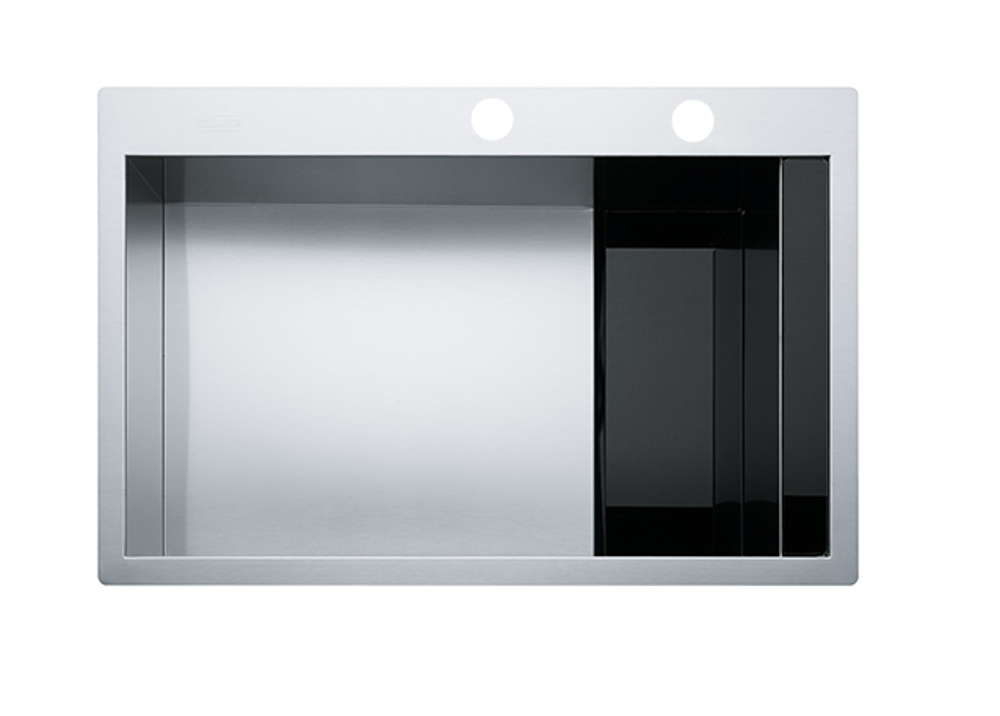 Franke CLV 210 svart glas - Lämplig för Laminat, Solid