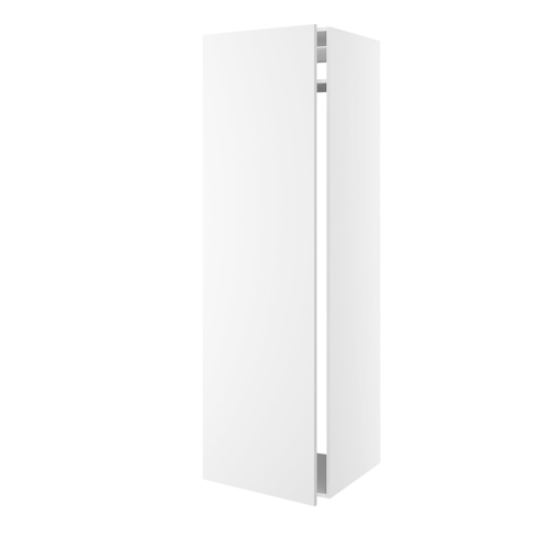 Extra högt skåp för integrerat kylskåp med hel skåpdörr med gångjärnshål