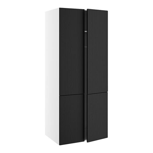 Garderob 100-110-120 cm bredd - Cleveland Black Structure