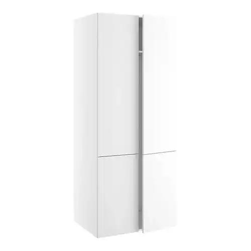 Garderob 50-60 cm djup - Sitka Vit med svarta handtag