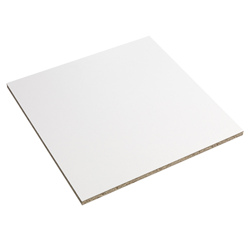 Utvändig gavel 68 x 280 cm - Vit med fasta mått