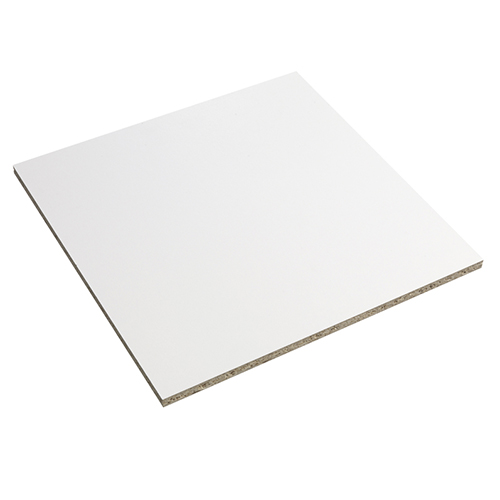 Utvändig gavel 68 x 280 cm - Vit Struktur med fasta mått