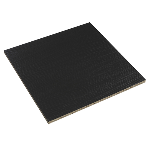 Utvändig gavel 68 x 280 cm - Svart Struktur med fasta mått