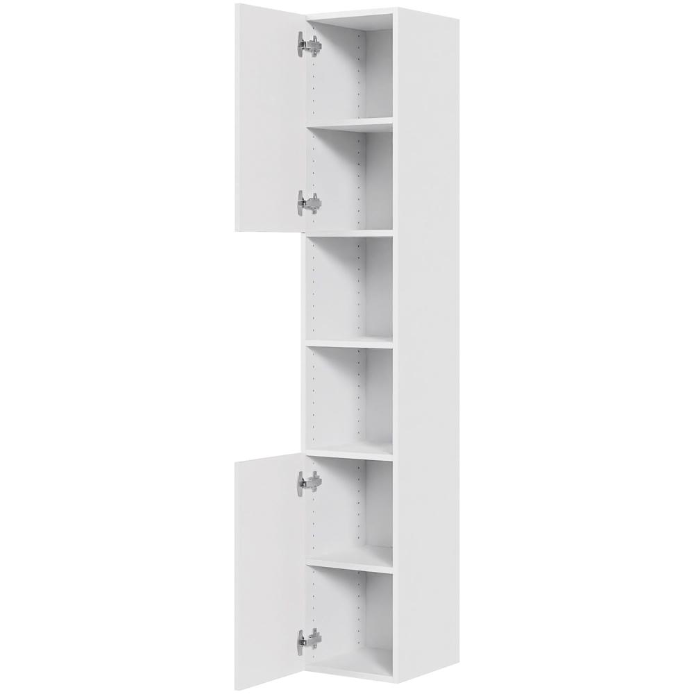 skåp 30 cm med 5 hyllplan och 2 luckor