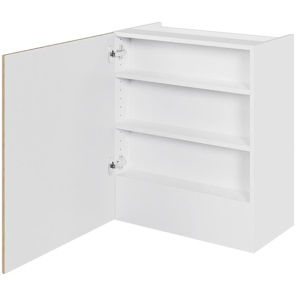 Fläktkåpa 60 cm med 2 hyllplan och skåpdörr