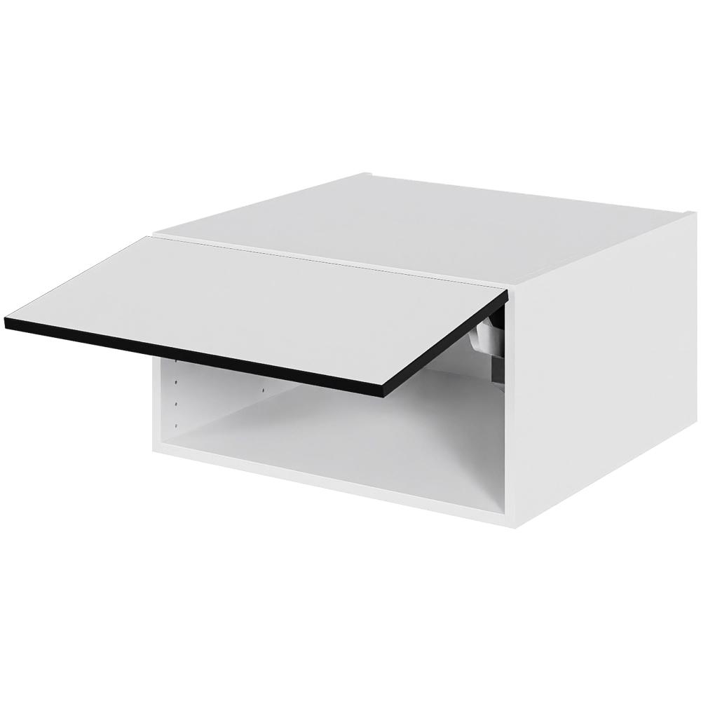 skåp i Vit/Svart linje H: 32,0 cm D: 34,0 cm - 1 skåpdörr - Bredd: 60 cm