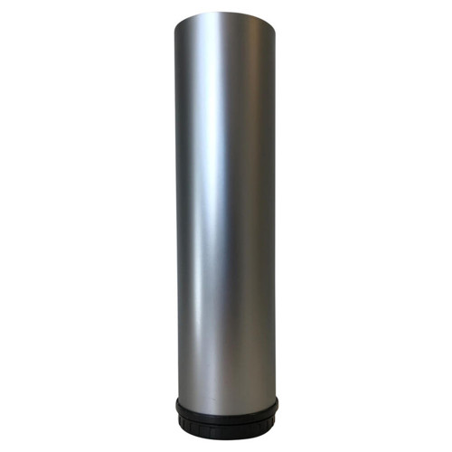 Sockelben Ø60x250mm Alu-look