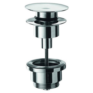 Bottenventil Click, Krom, justerbar 0-60mm
