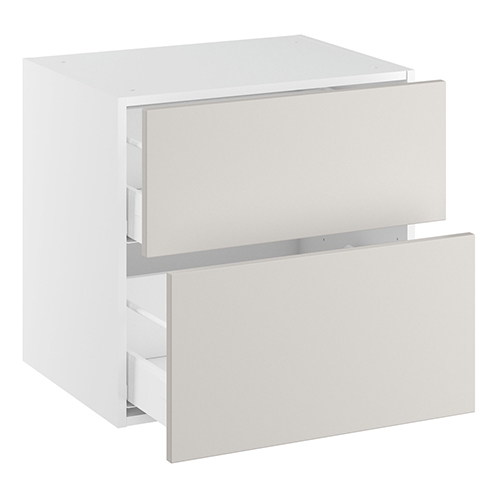 Badunderskab, 2 skuffer. H:576 B:300 D:450