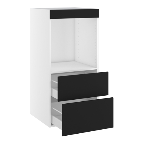 Designskåp för skåp 647x567 m/2 lådor och täckstycke H:1248 D:580 B:600