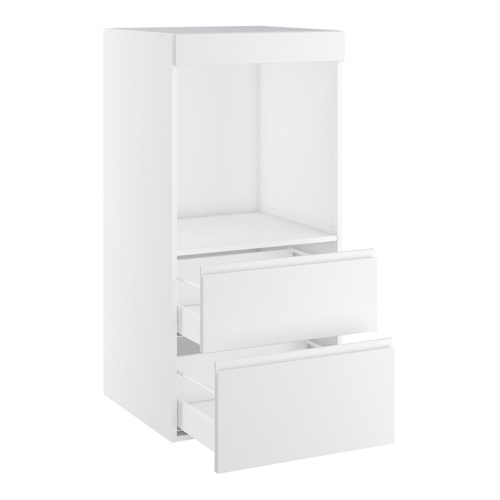 Designskåp för skåp 647x567 m/2 lådor och täckstycke H:1248 D:580 B:600