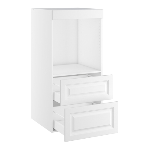 Designskåp för skåp 647x567 m/2 lådor och täckstycke H:1248 D:580 B:600