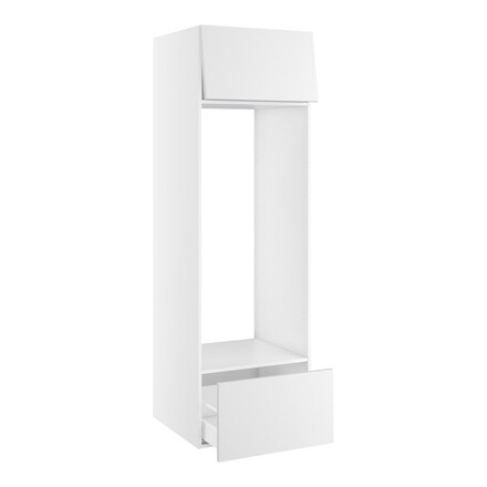 skåp för kyl nisch mått 1424x567 mm. m/ytterdörr H:348 och låda H:348 H:2144 D:580 B:600