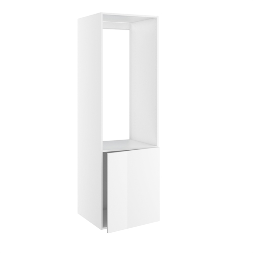 Skåp för fristående kylskåp - Chicago White High Gloss