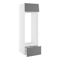 skåp för kyl nisch mått 1295x567 mm. Ytterdörr H:316 och låda H:316 H:1952 D:580 B:600
