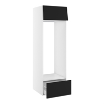 skåp för kyl nisch mått 1295x567 mm. Ytterdörr H:316 och låda H:316 H:1952 D:580 B:600