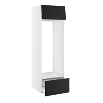 skåp för kyl nisch mått 1295x567 mm. Ytterdörr H:316 och låda H:316 H:1952 D:580 B:600