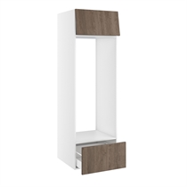 skåp för kyl nisch mått 1295x567 mm. Ytterdörr H:316 och låda H:316 H:1952 D:580 B:600