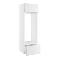 skåp för kyl nisch mått 1232x567 mm. Ytterdörr H:348 och låda H:348 H:1952 D:580 B:600