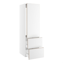 Højskab til integreret køl nichemål 1232x567 mm. m/1 låge uden hængselsboring H:1244 og 2 skuffer H:348 H:1952 D:580 B:600