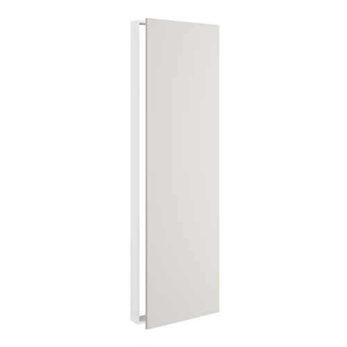 Installationsramme, 1 låge (leveres usamlet). H:2144 B:600 D:123