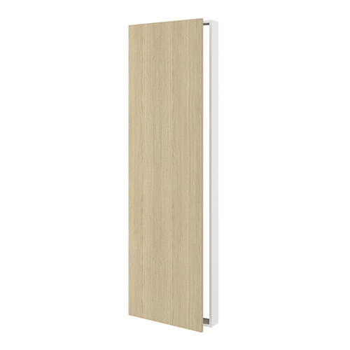 Installationsramme, 1 låge (leveres usamlet). H:2144 B:600 D:123