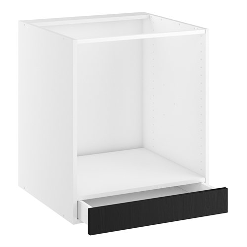 Komfurskab, m/lav skuffe, 96mm frontstykke i bund. H:704 B:600 D:580