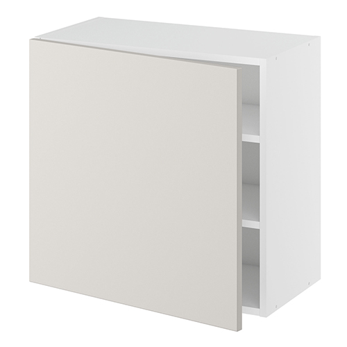 Overskab, 1 låge, 2 hylder. H:576 B:500 D:320