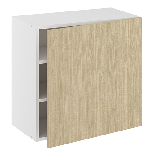 Overskab, 1 låge, 2 hylder. H:576 B:400 D:320