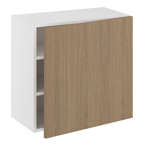 Overskab, 1 låge, 2 hylder. H:576 B:400 D:320