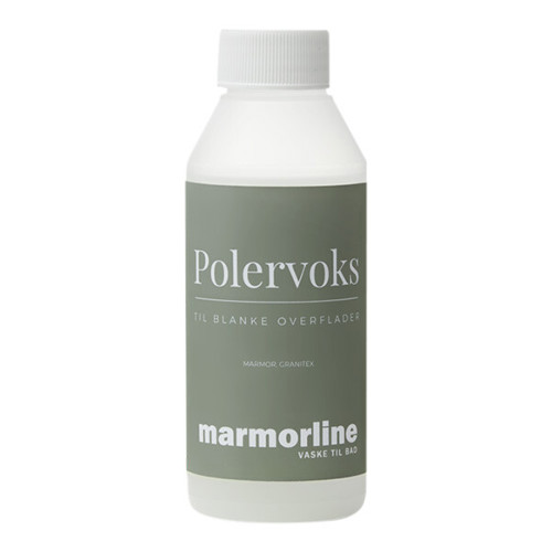 Marmorline släta ytor: polerande vax