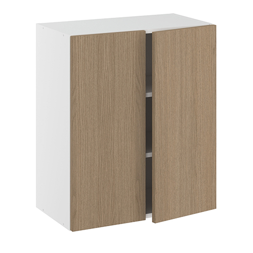 Overskab, m/dobbelt låger, 2 hylder. H:704 B:600 D:320