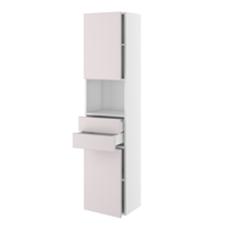 skåp badkar slimline med lådor