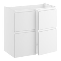 Badrumsvask låg slimline 2 dörrar H:576 D:320 B:800