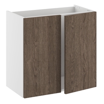 Badrumsvask låg slimline 2 dörrar H:576 D:320 B:800