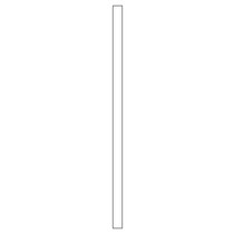 Anpassning till underskåp<br> H: 240 cm B: 10 cm