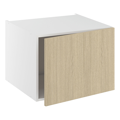 Topskab, 1 sidehængt låge. H:448 B:600 D:580