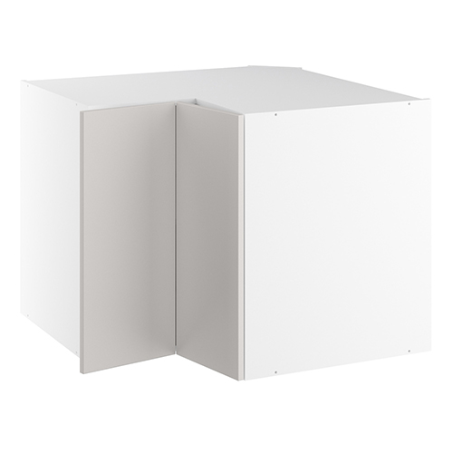 Vinkelunderskab, m/knæklåge (2 stk. B:296mm.), 1 hylde. H:704 B:900 D:580