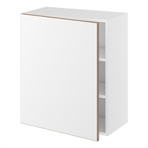Hyldeskab 1/2 dybde, 2 hylder og 1 låge H:704 D:320 B:200