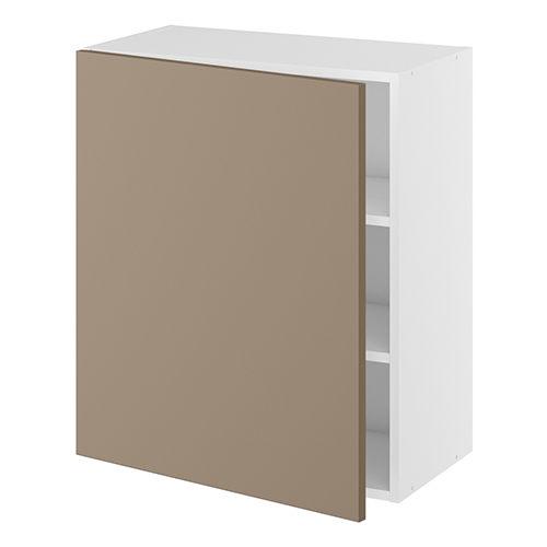 Underskab, halv dybde, 1 låge, 2 hylder. H:704 B:300 D:320