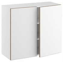Hyldeskab 1/2 dybde, 2 hylder og 2 låger H:704 D:320 B:800