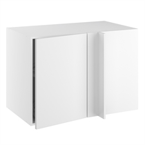 Hjørneindstikskab m/LeMans udtræk højre (låge 496 mm. - min. 1180 mm. fra væg) H:704 D:580 B:1000