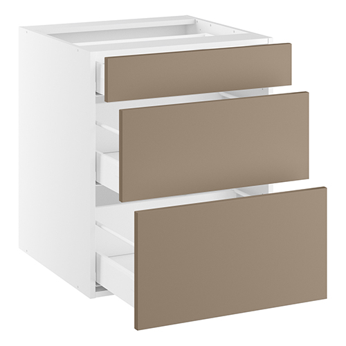 Underskab, 3 skuffer. H:704 B:800 D:580