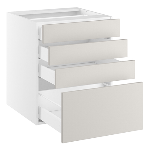 Underskab, 4 skuffer. H:704 B:400 D:580