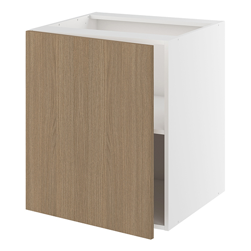 Underskab, 1 låge, 1 hylde. H:704 B:300 D:580