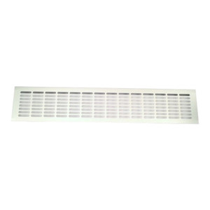 Ventilationsgaller - Aluminium, för montering i sockel H:86 B:500