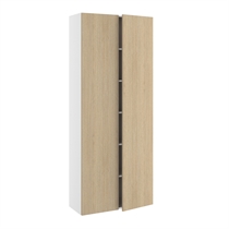 80 cm brett skåp med 5 hyllplan