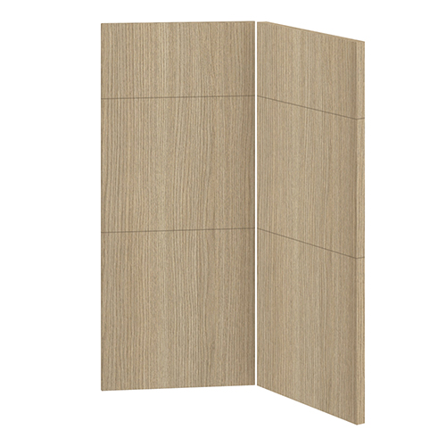 Gångjärnsdörr 3-delad monterad<br> Passar U9090 H: 70 cm B: 29,6 cm