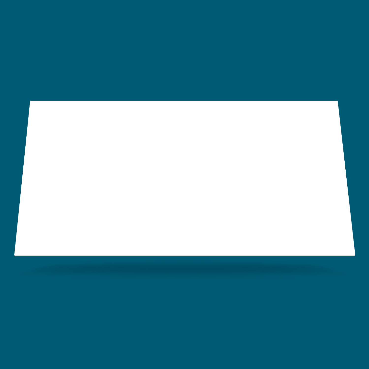 Designer White Corian bordsskiva på mål